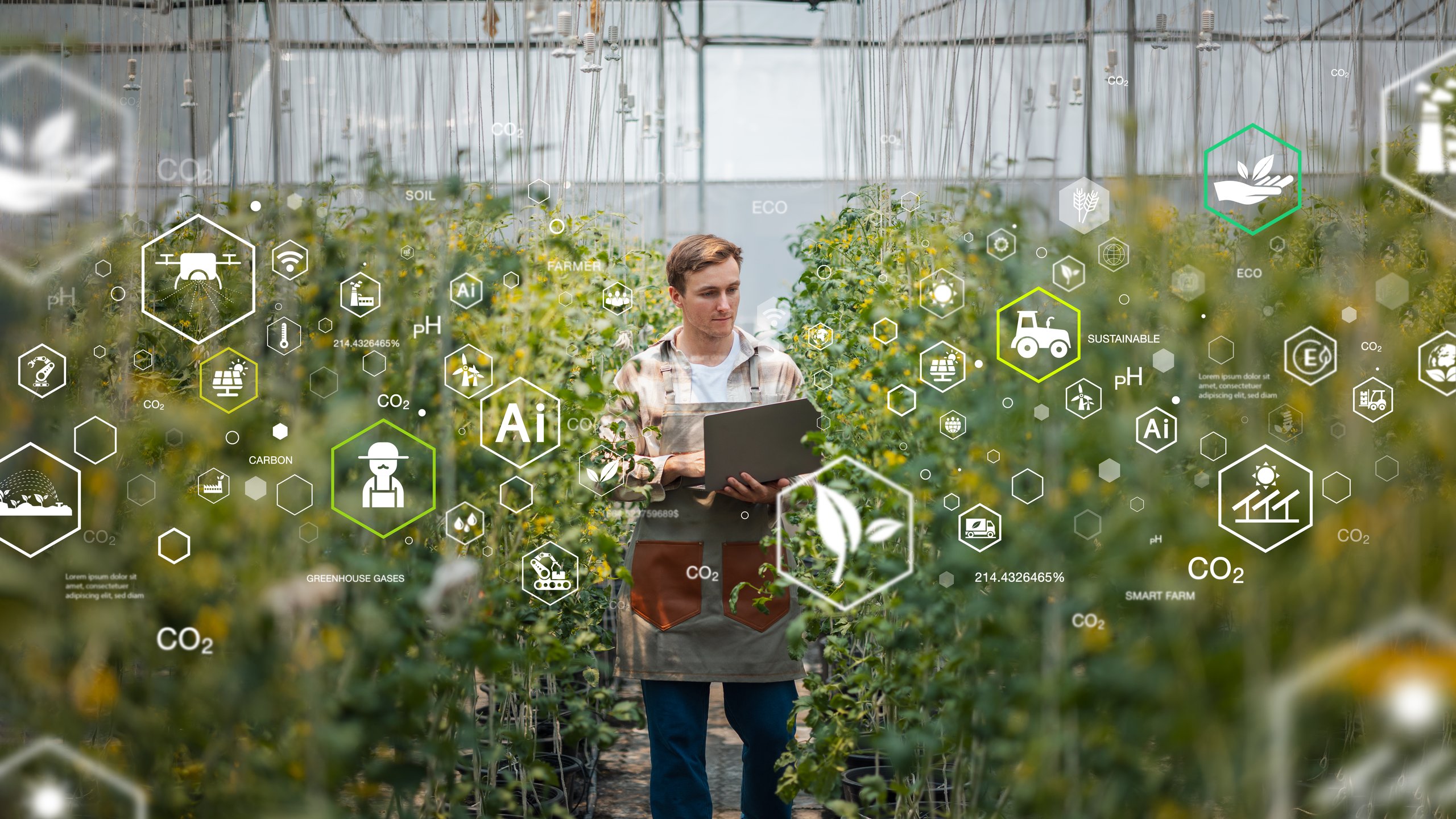 Smart greenhouse with precision agriculture technology